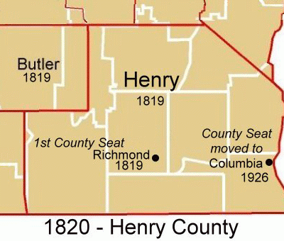 henry county timeline