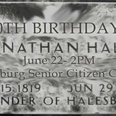 200th birthday johnthan hales